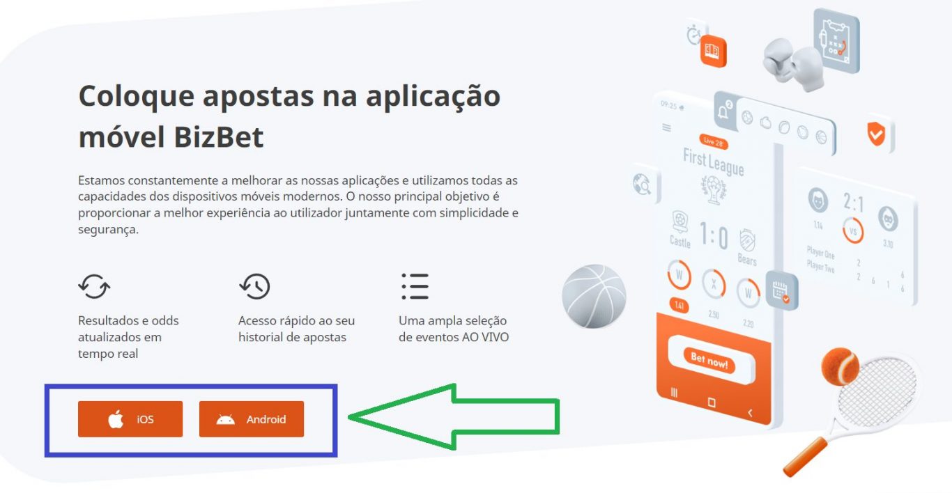 Características do Bizbet app apostas online para apostadores