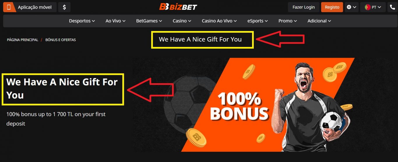 Bizbet bonus deposito